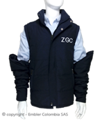 chaqueta corporativa, empresarial, institucional, dotación, uniformes