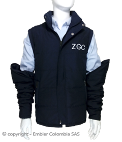 chaqueta corporativa, empresarial, institucional, dotación, uniformes